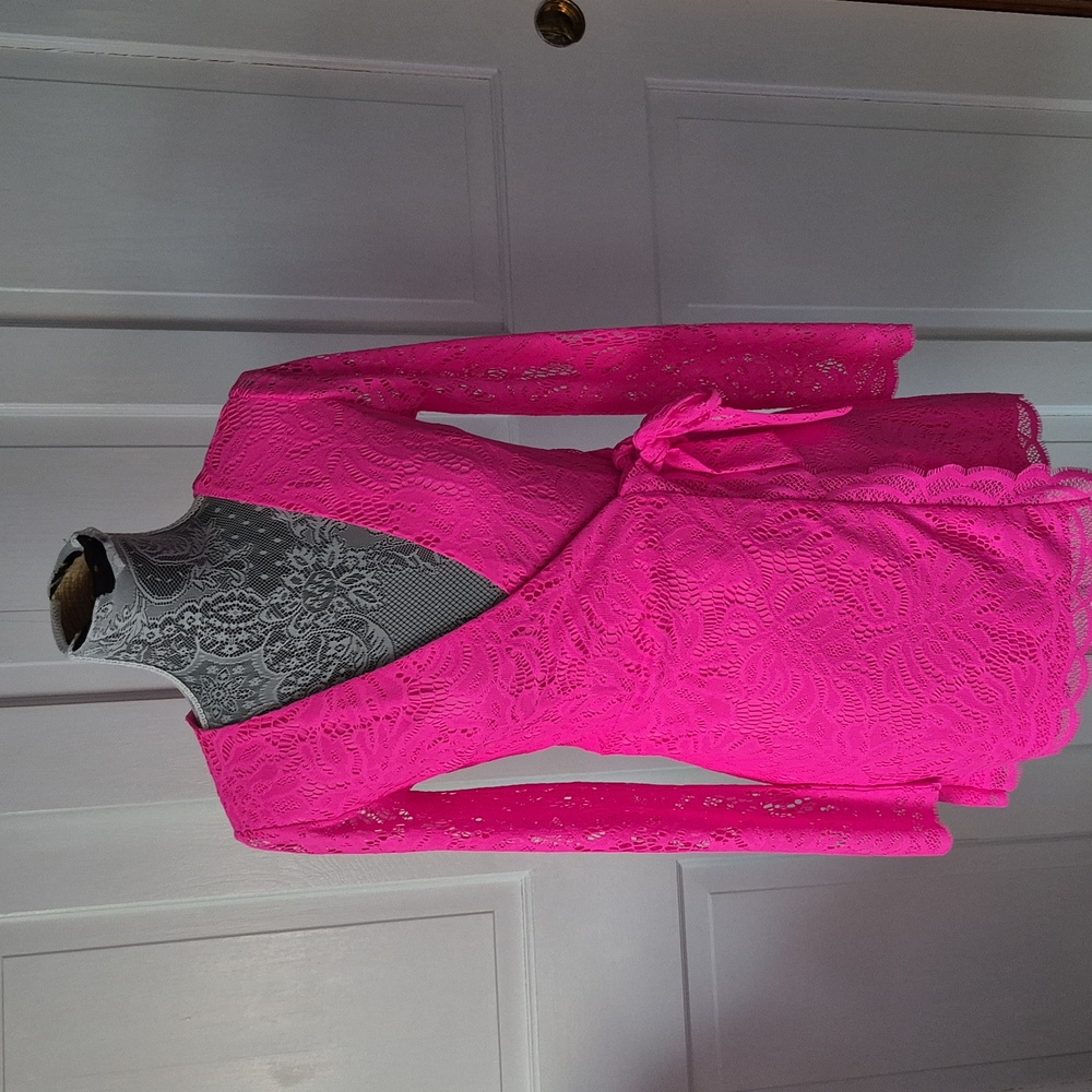 Lily Pulitzer Pink Lace Romper Dress
